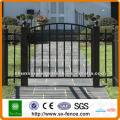 pvc coated wrought iron gate door